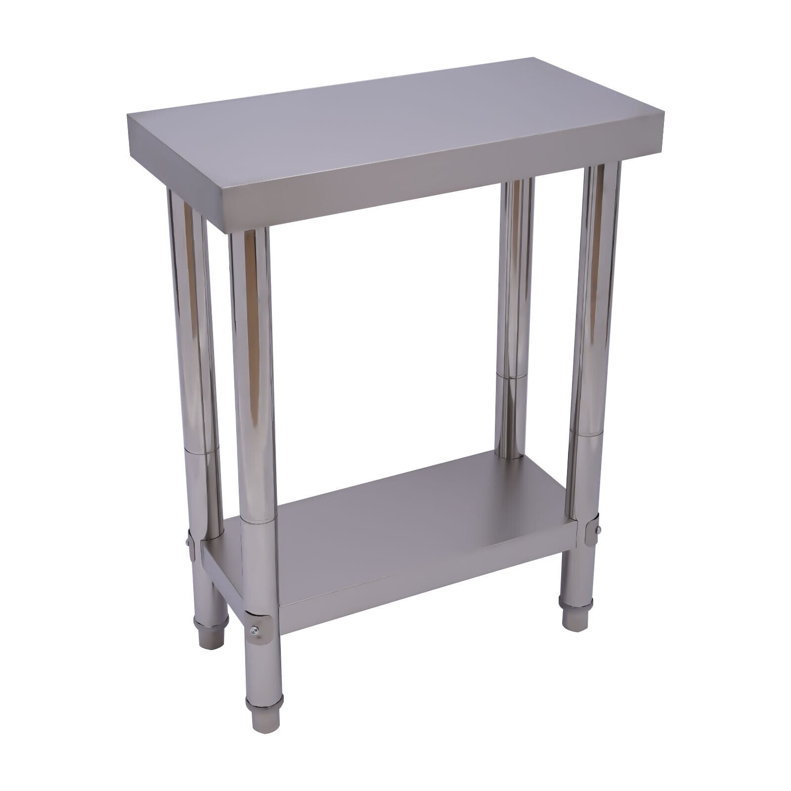 CNCEST Food Prep Table Kitchen Work Table Storage Prep Table Work Table Stainless Steel