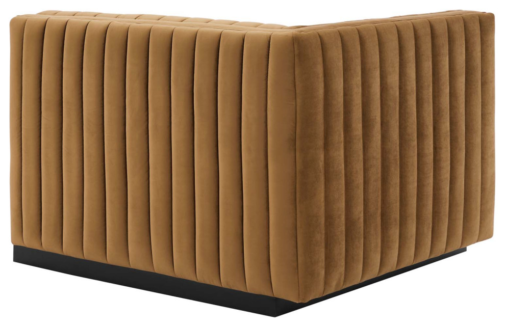 Conjure Channel Tufted Velvet Loveseat   Contemporary   Loveseats   by Modway  Houzz