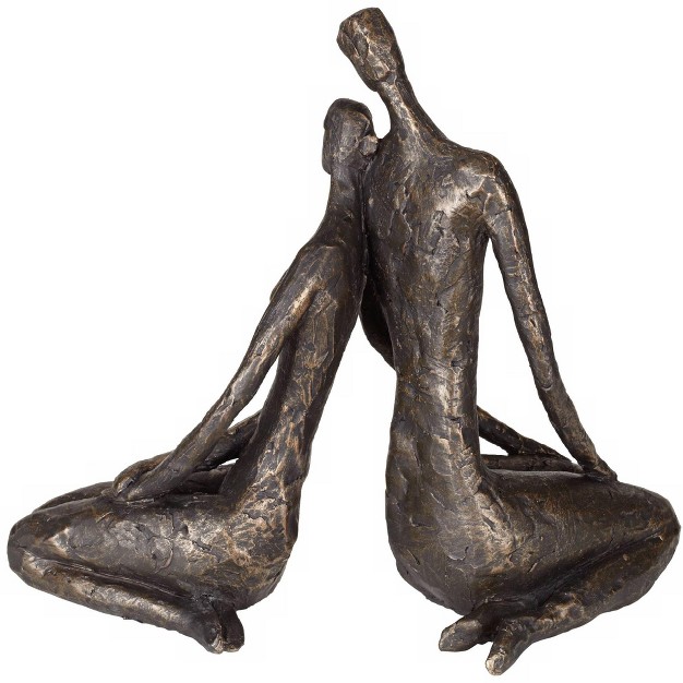 Wide Bronze Sculpture