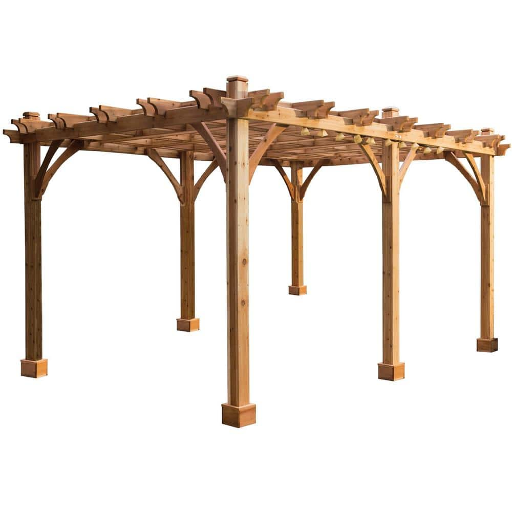 Outdoor Living Today Breeze 12 ft. x 20 ft. Cedar Pergola BZ1220