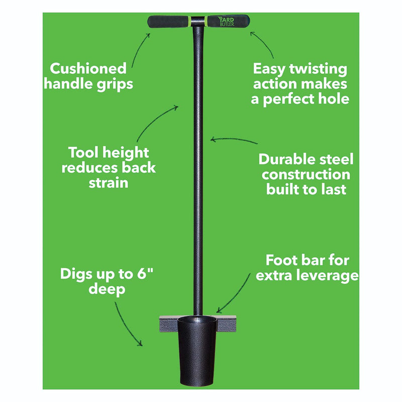 Yard Butler Long Handle Bulb \u0026 Garden Planter