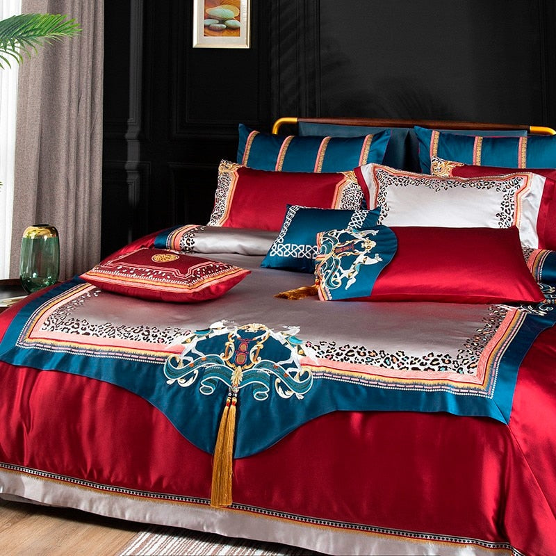 Smaddy Vintage Silk Bedding Set