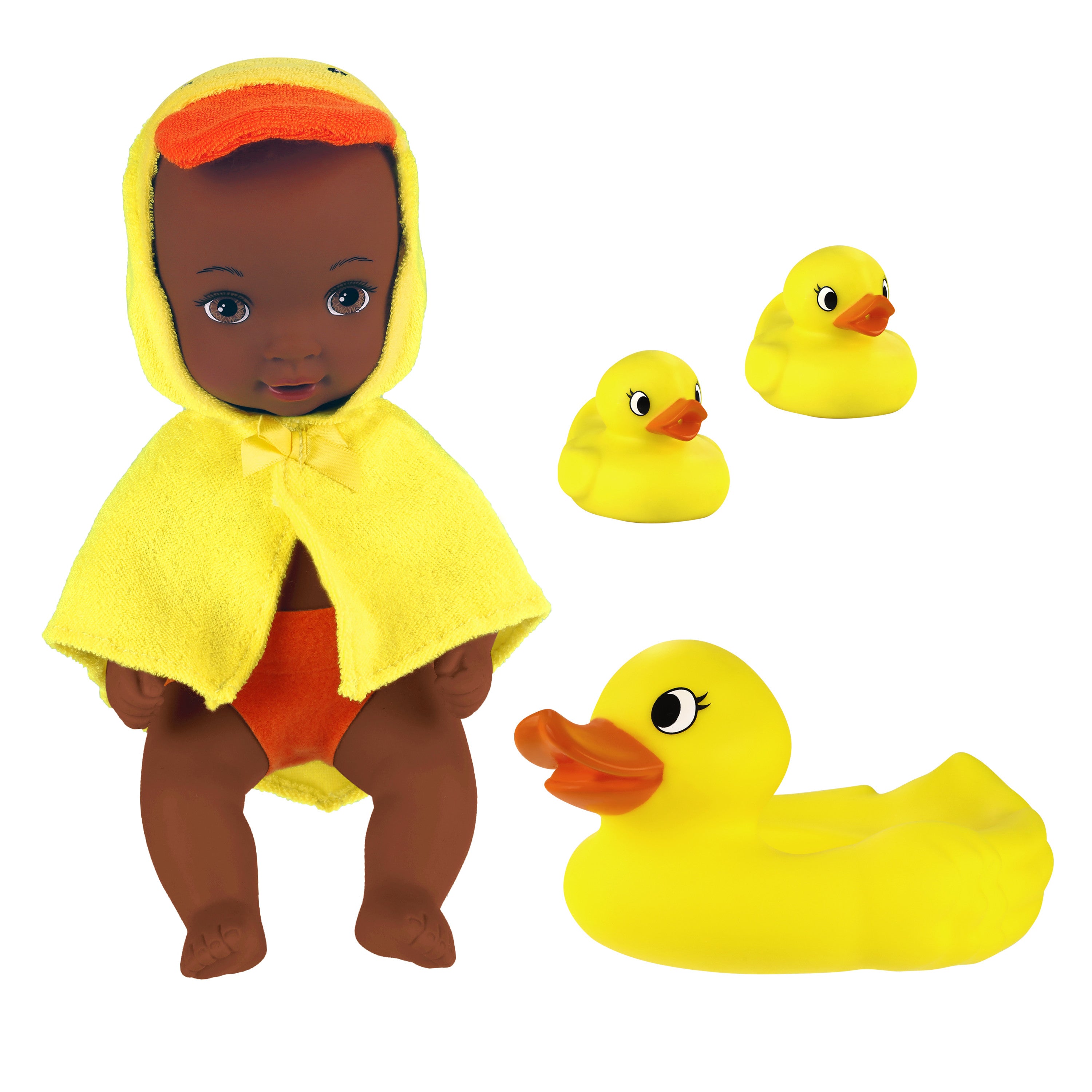 Waterbabies Doll Bathtime Fun， Duckie， Water Filled Baby Doll，  Kids Toys for Ages 3 Up， Gifts and Presents