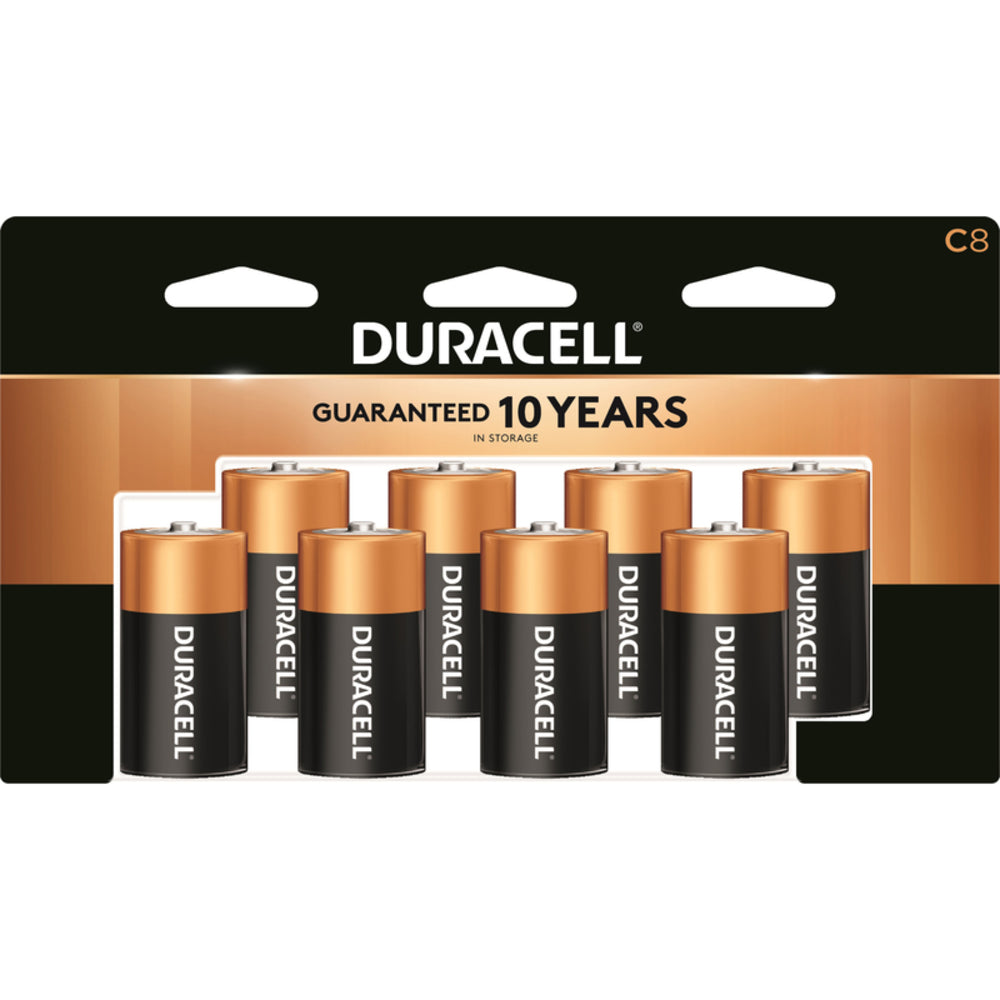 BATTERIES ALKALINE C 8PK