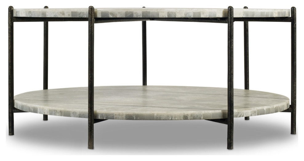 Melange Blythe Cocktail Table   Transitional   Coffee Tables   by Buildcom  Houzz