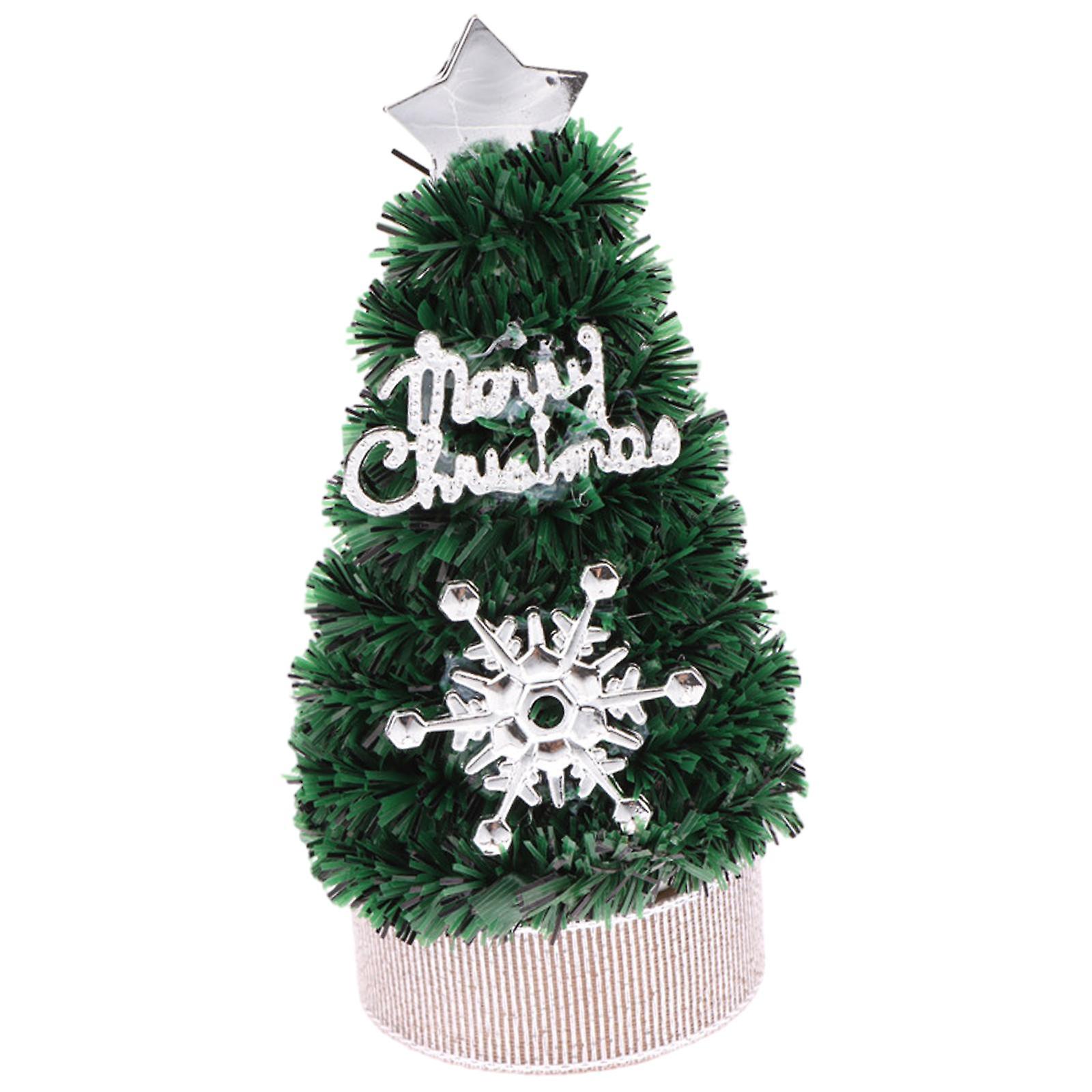 1/12 Miniature Christmas Tree Doll House Accessories For Boys Birthday Gifts Silver