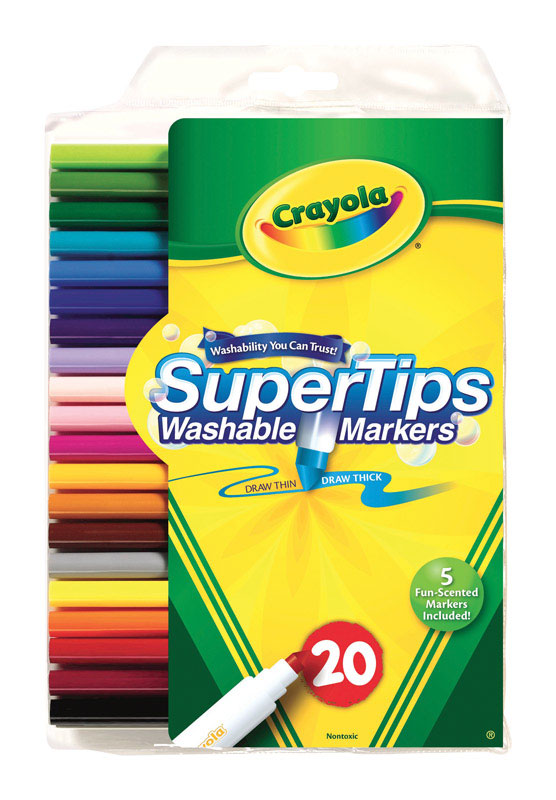 SUPERTIP MRKR WSHBLE20PK