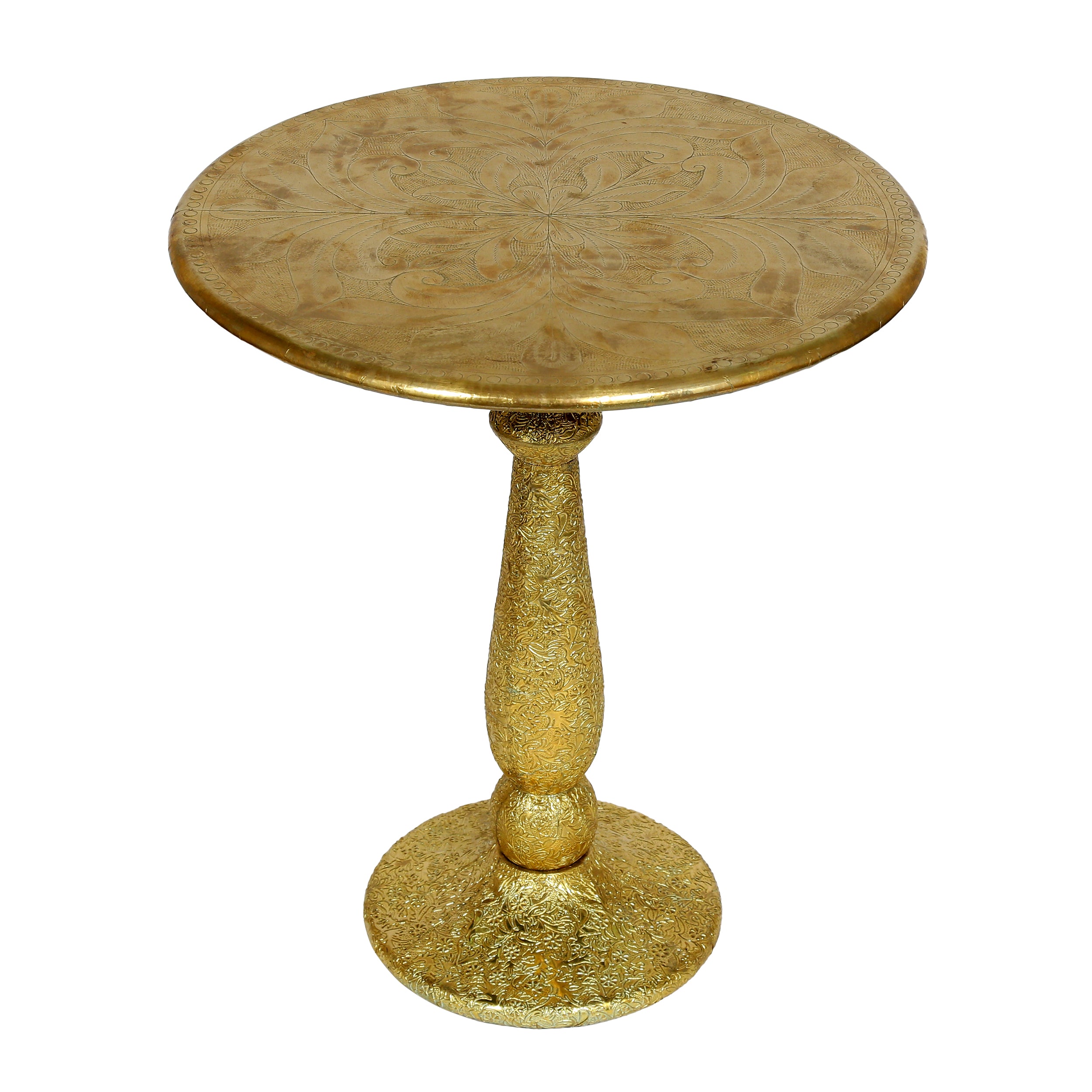 Colburn Boho Glam Iron Accent Table