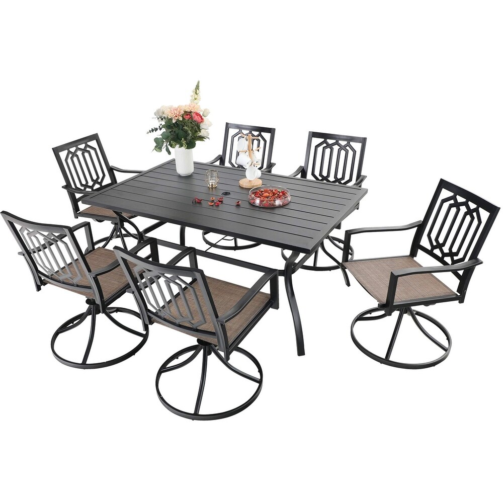 7 Piece Patio Dining Set  60\