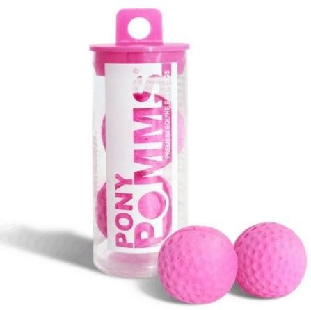 Equine Healthcare International Pomms - Pony Ear Plugs 14HH or Smaller， Pink