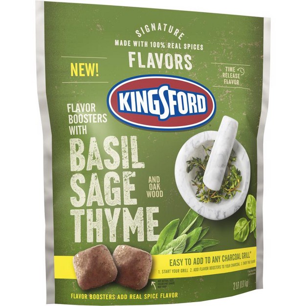 Kingsford Signature Flavors All Natural Basil Sage Thyme Charcoal Briquettes 2 Lb