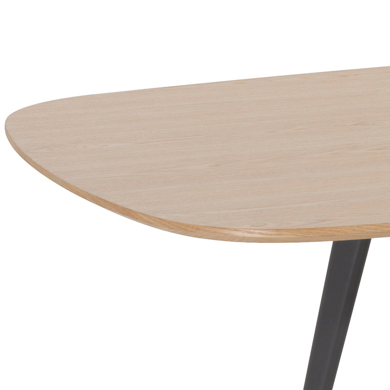 DALARY Extendable Dining Table 180/230cm Natural/Grey