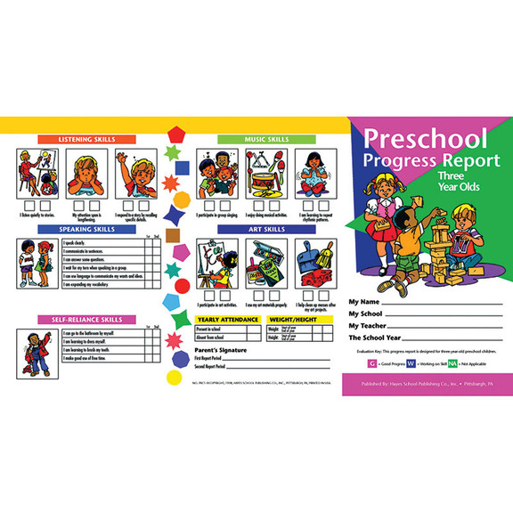 Hayes School Publishing H PRC1 Progress Reports Pk...