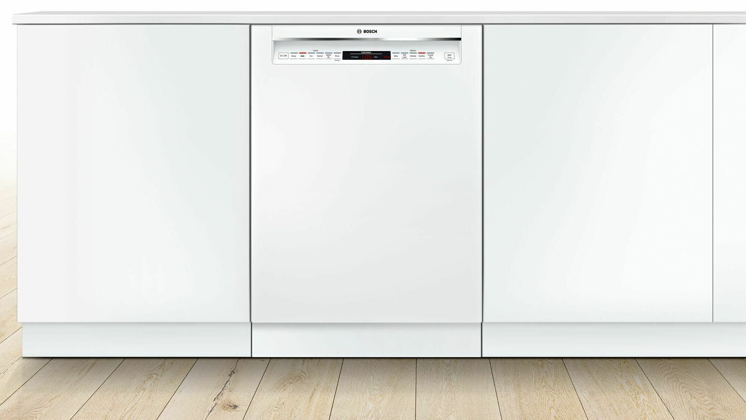 Bosch SHEM78Z52N 800 Series Dishwasher 24'' White, Xxl Shem78Z52N