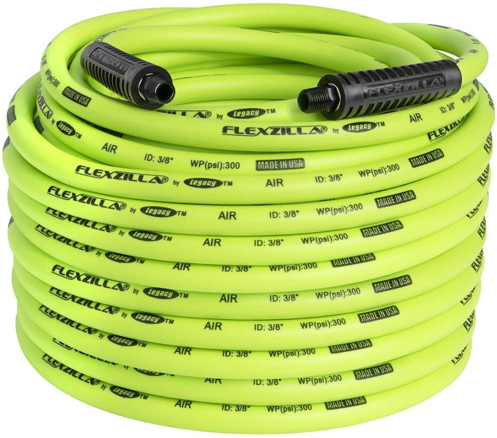 3/8 In. x 100 Ft. Air Hose with 1/4 In. MNPT Fittings ;