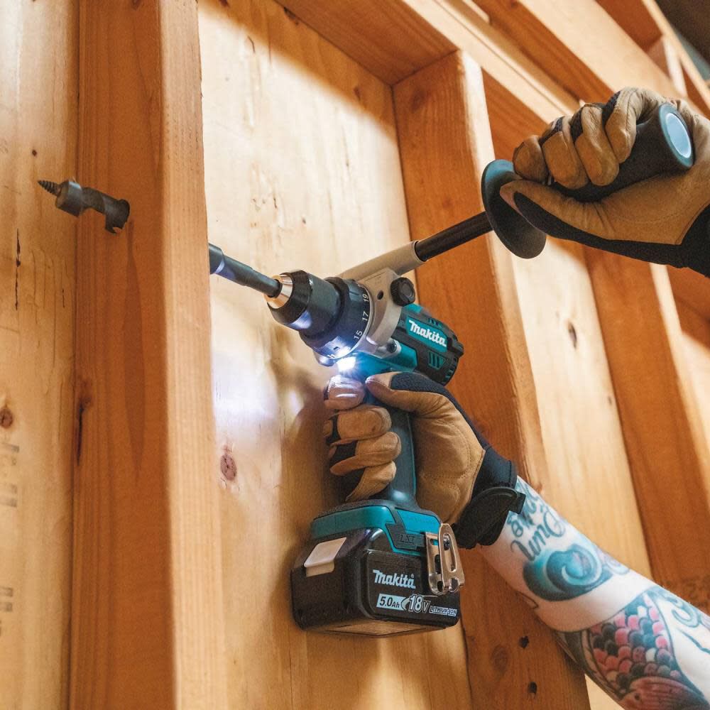 Makita 18V LXT Lithium-Ion Brushless Cordless 2 Piece Combo Kit 5.0Ah XT288T from Makita