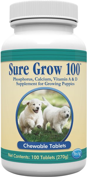 PetAg Sure Grow 100 Tablet Multivitamin for Puppies