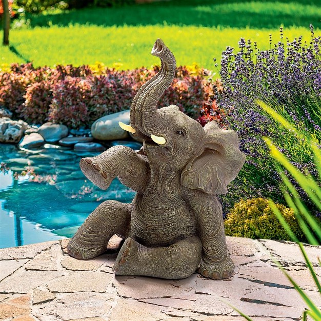 Design Toscano Petey The Pint sized Pachyderm Elephant Garden Statue