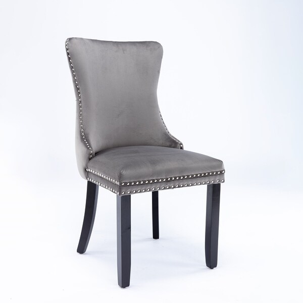 Upholstered Wing-Back Dining Chair