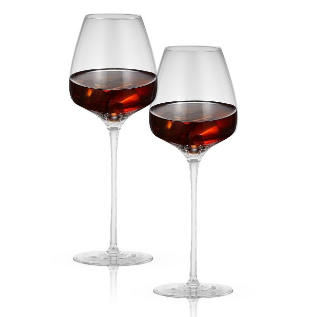 Berkware Premium Long Stem Wine Glasses 12 Oz