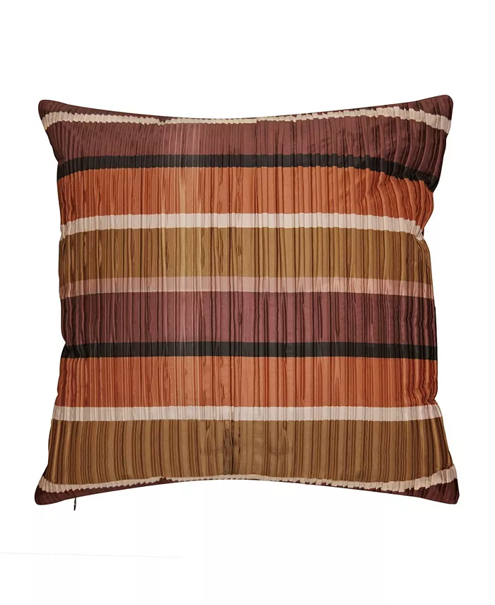 Edie@Home Jazzy Stripes Satin Decorative Pillow， 19