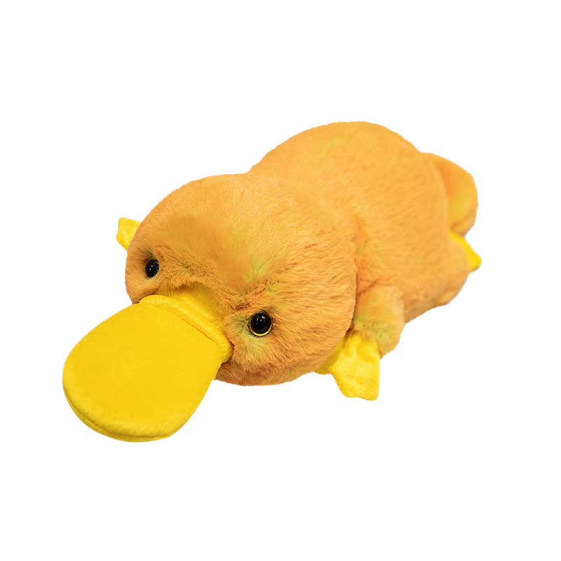 Simulated duckbill platypus plush toy pillow ornament to soothe dolls, children's birthday gifts