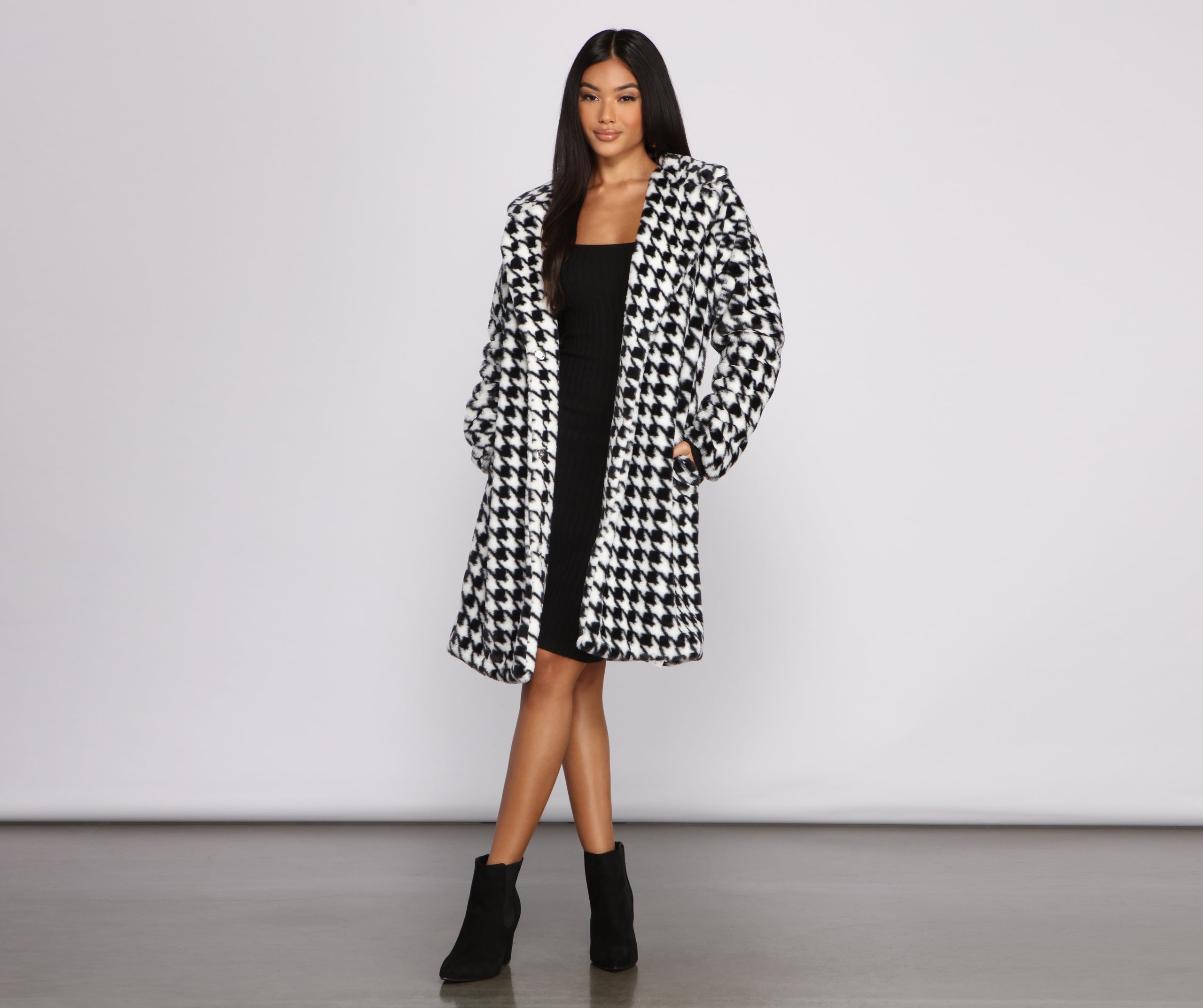 She's A Chic Girl Faux Fur Coat