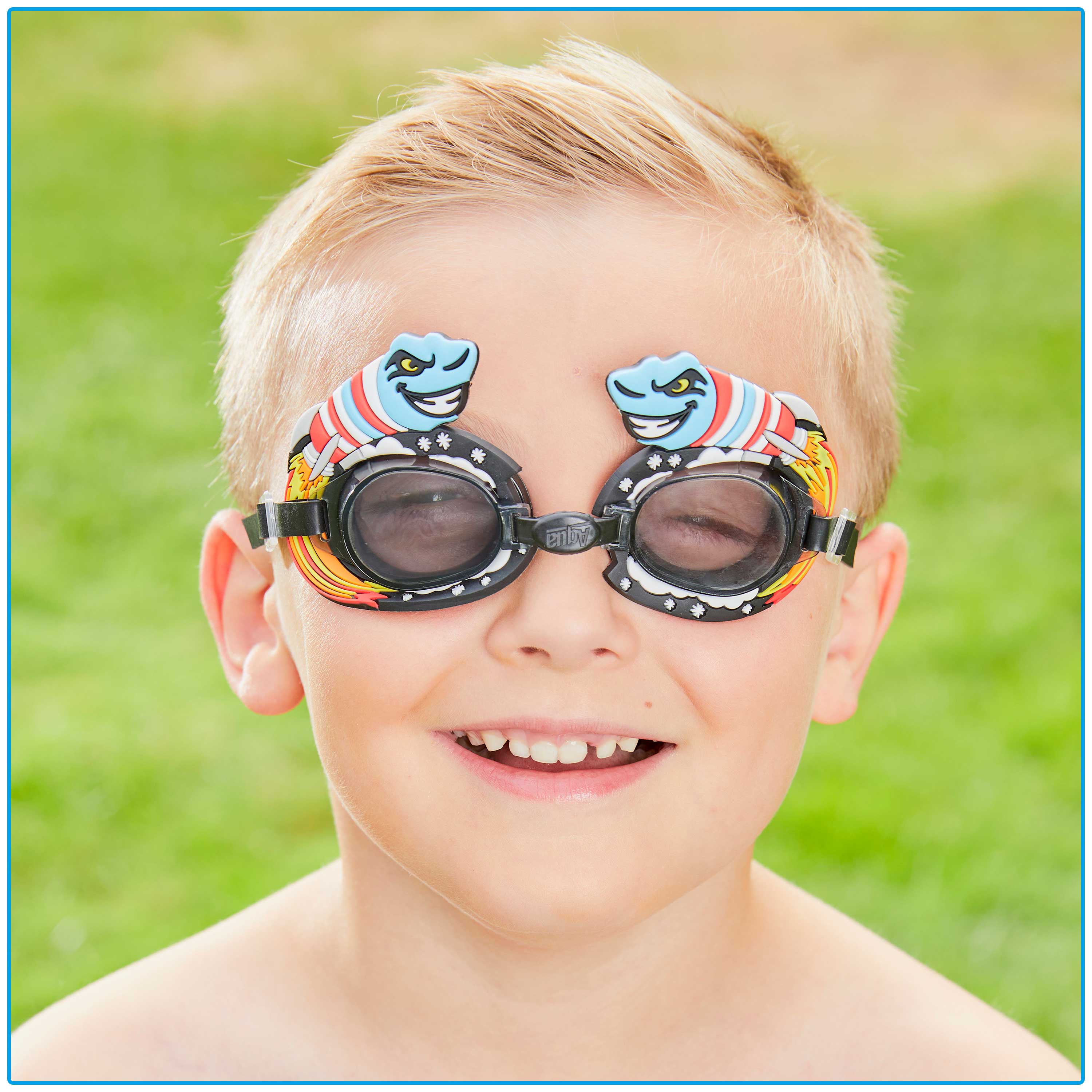 EyePop Transform Boys Swim Goggle Set Including 3 Individual Attachments, for Kids Ages 4 and up