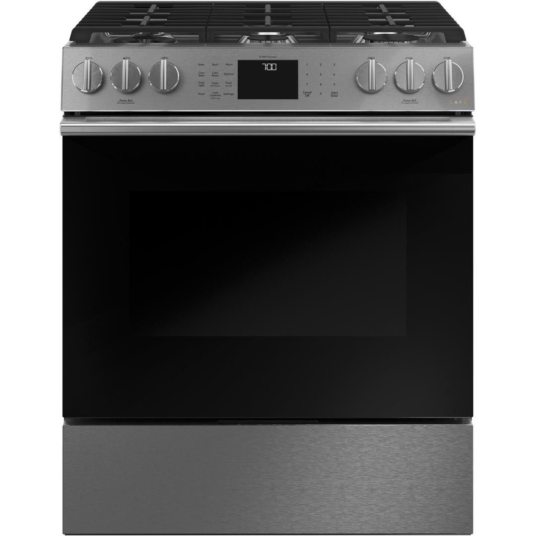 Café 30-inch Slide-in Gas Range with Convection Technology CGS700M2NS5