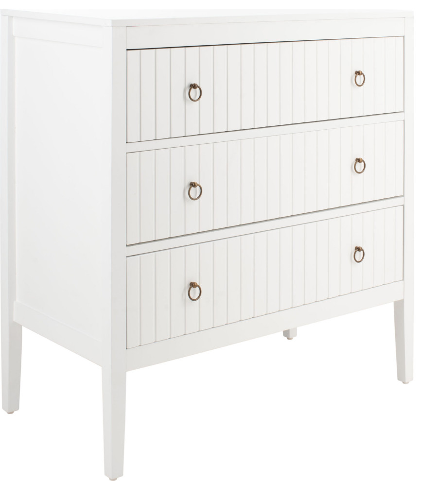 Tegan 3 Drawer Chest   Transitional   Accent Chests And Cabinets   by HedgeApple  Houzz