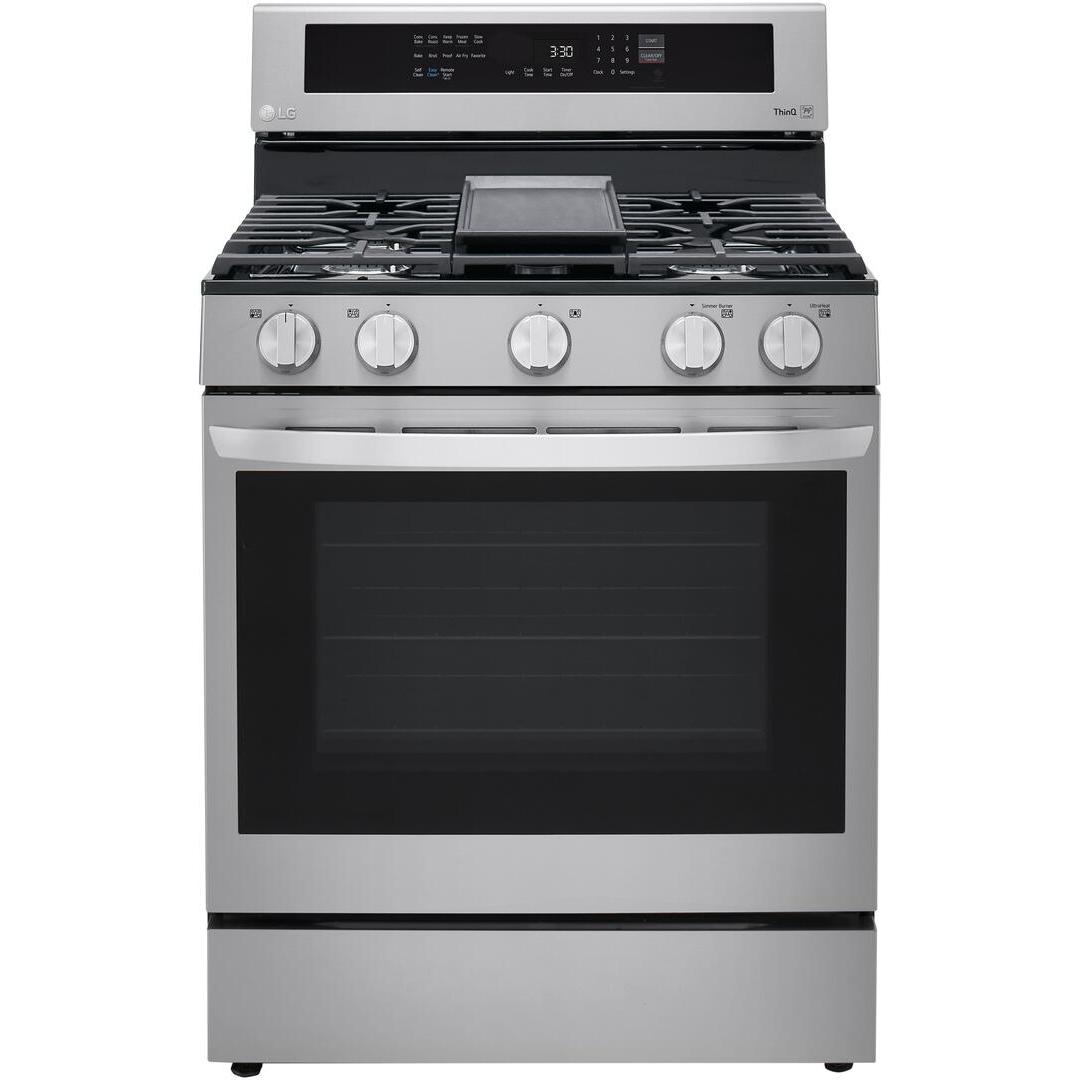 LG 30-inch Freestanding Gas Range with True Convection Technology LRGL5825F