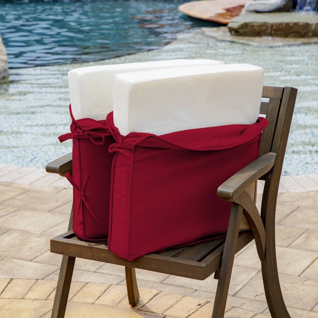 Profoam Evertru Acrylic Outdoor High Back Chair Cushion