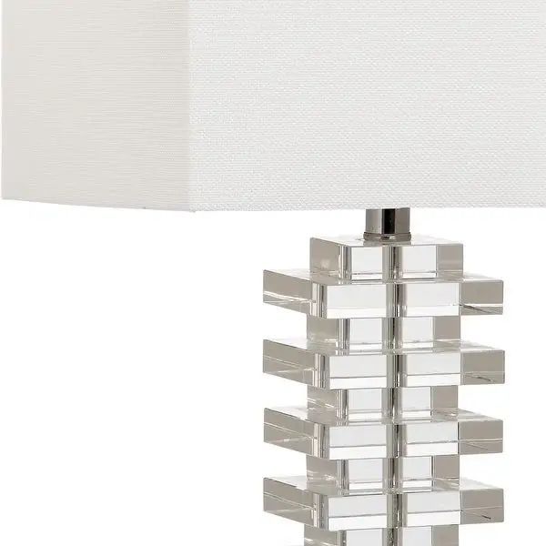 SAFAVIEH Lighting 27-inch Swift Clear Table Lamp - 13.5