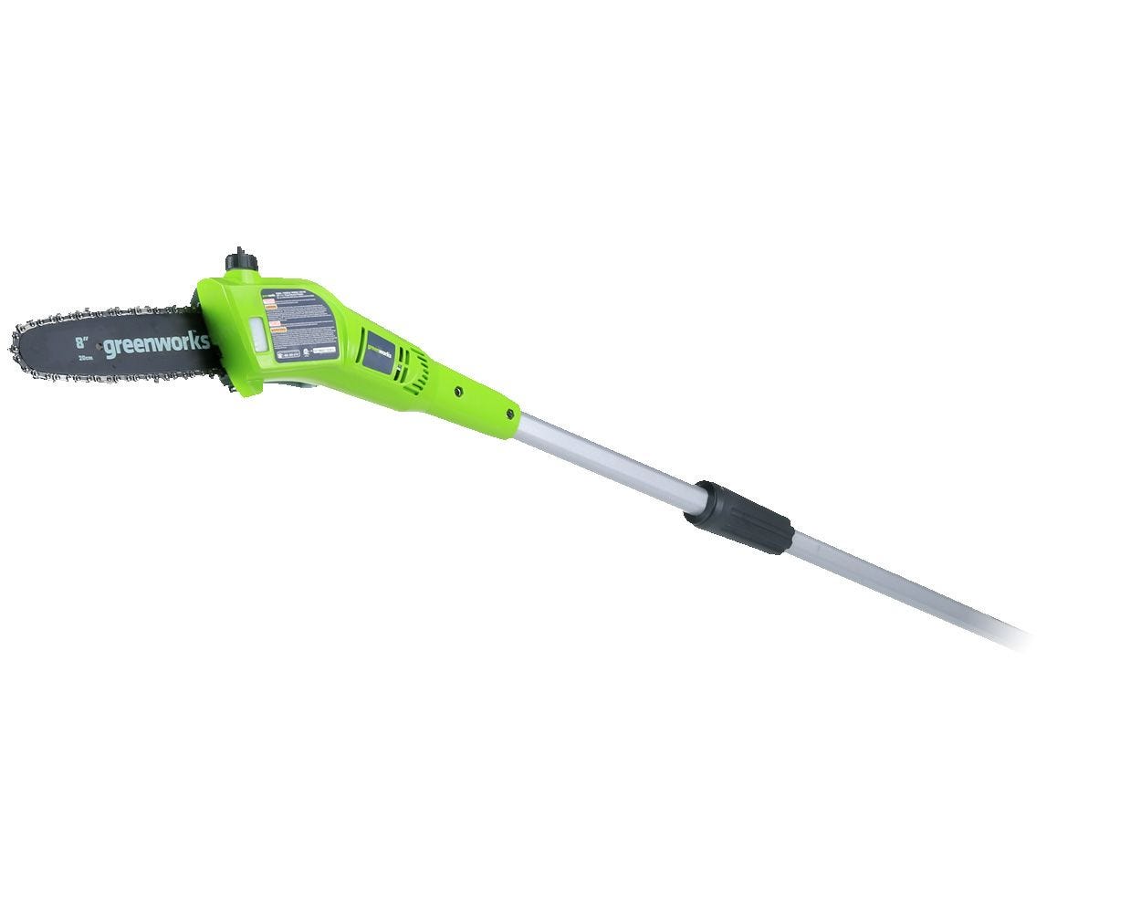 24V 8-Inch Pole Saw， Battery，  Charger | Greenworks Tools