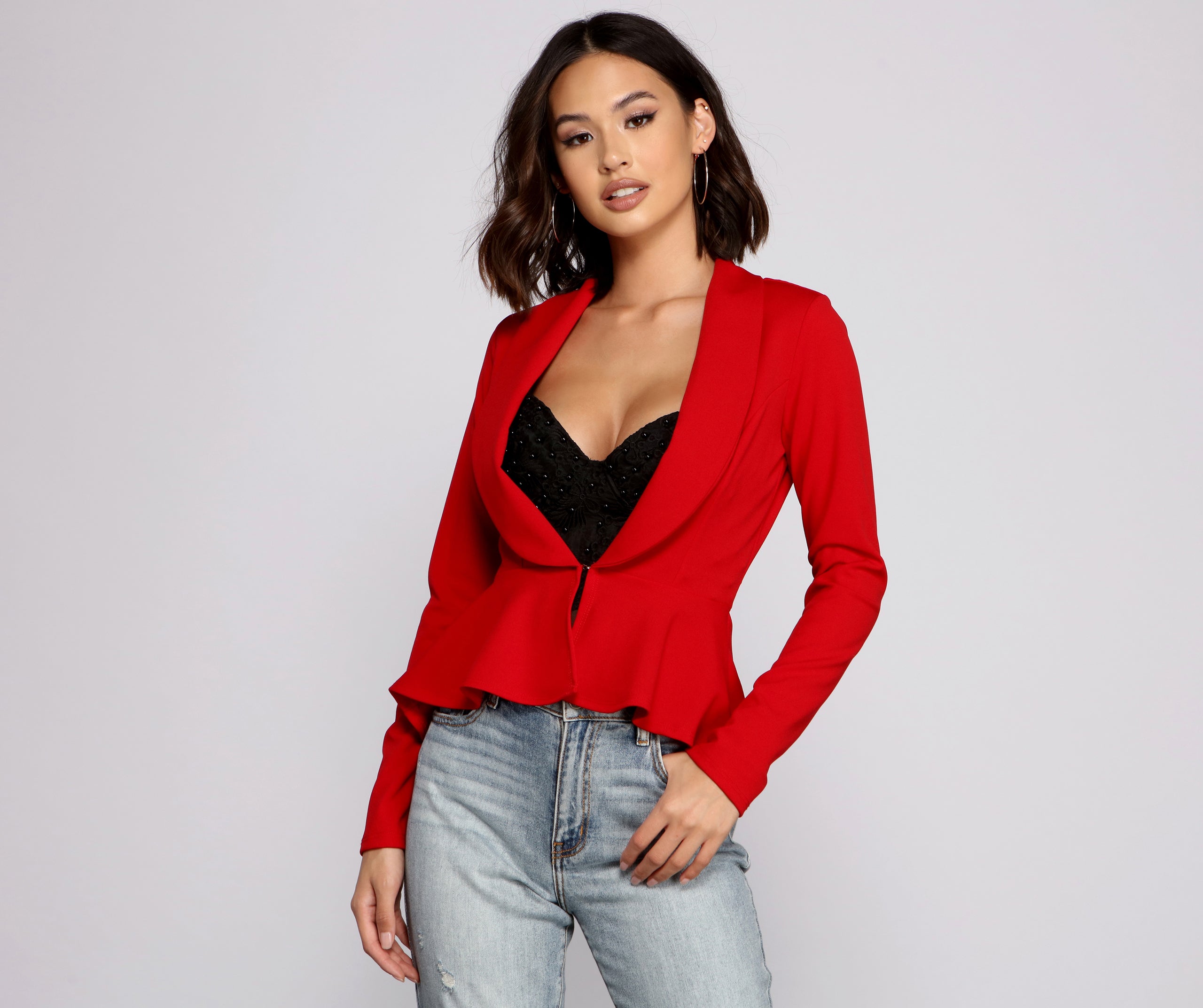 Work It Peplum Blazer