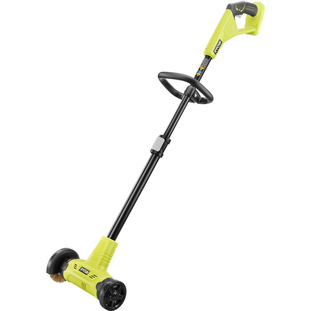 RYOBI ONE+ 18V Patio Cleaner with Wire Brush Edger (Tool Only) P2905BTL