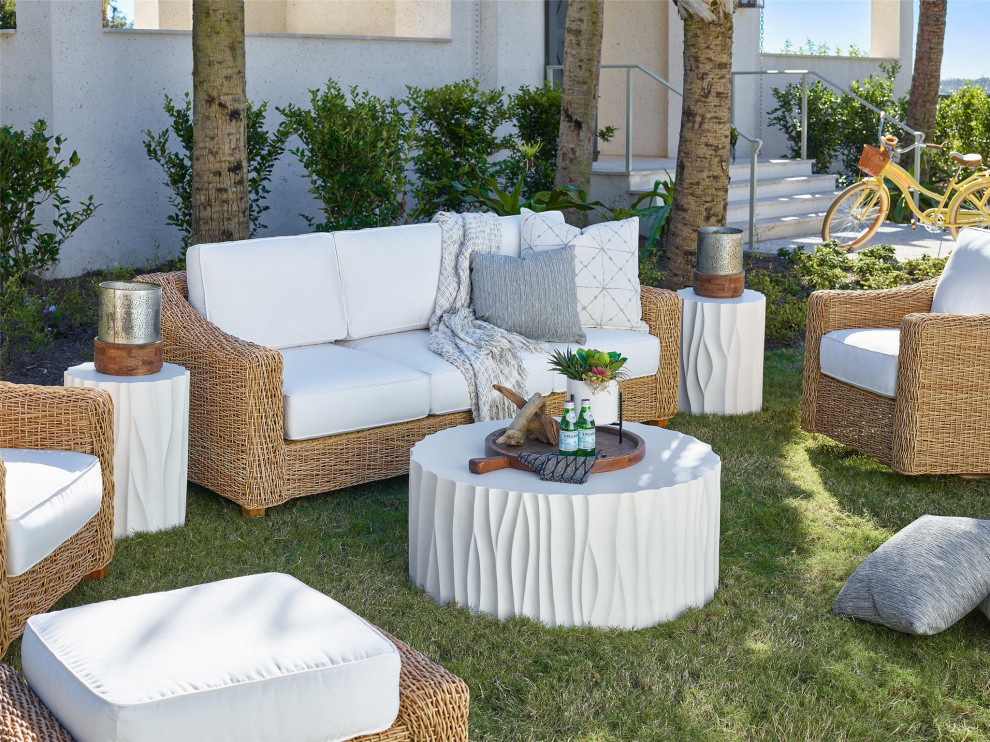 Geneva End Table   Transitional   Outdoor Side Tables   by HedgeApple  Houzz