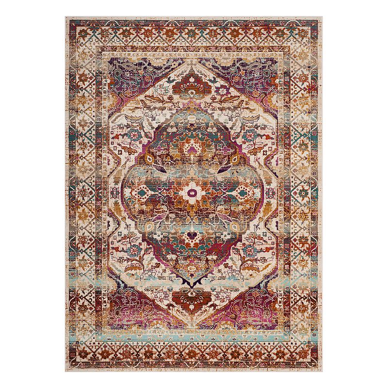 Safavieh Baldwin Calliope Framed Floral Rug