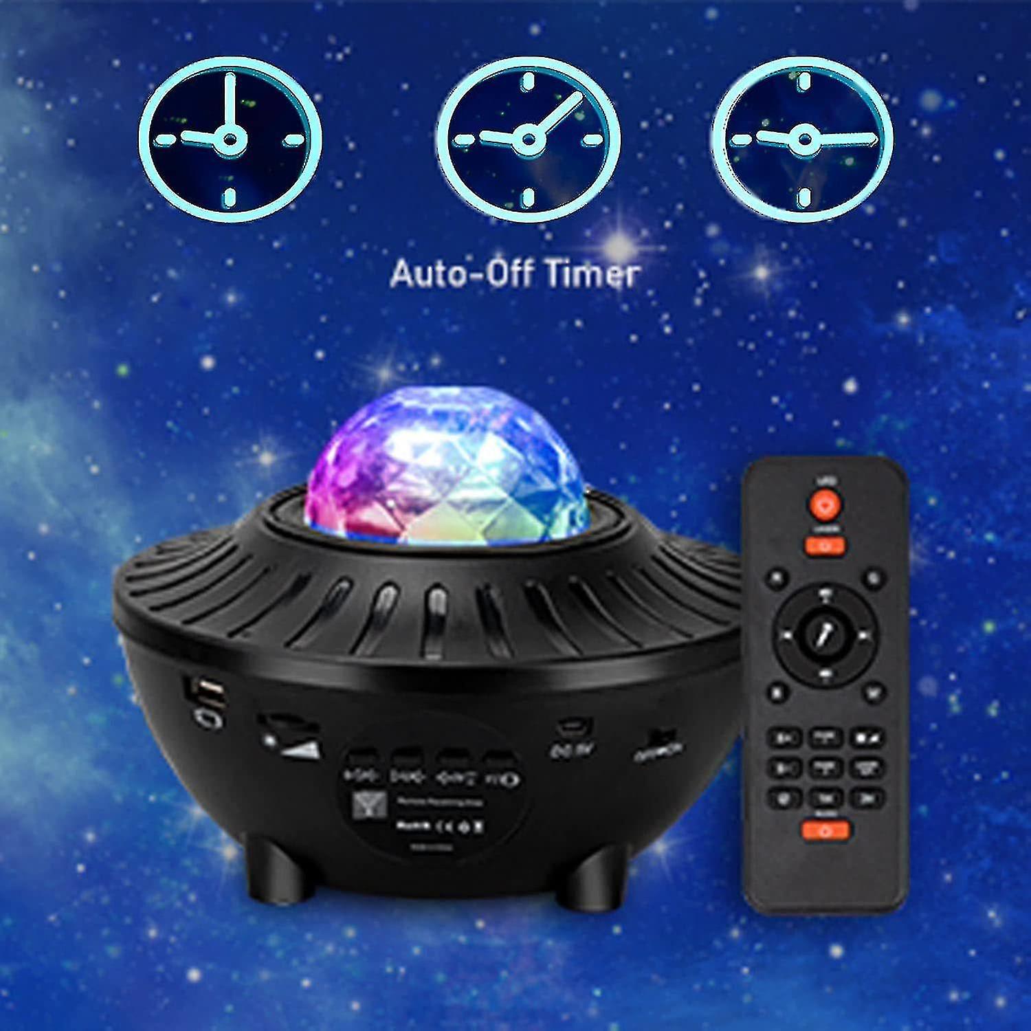 Galaxy Projector Star Projector Night Light Led Lamp With Remote Control   Tooth Music Speaker Timer