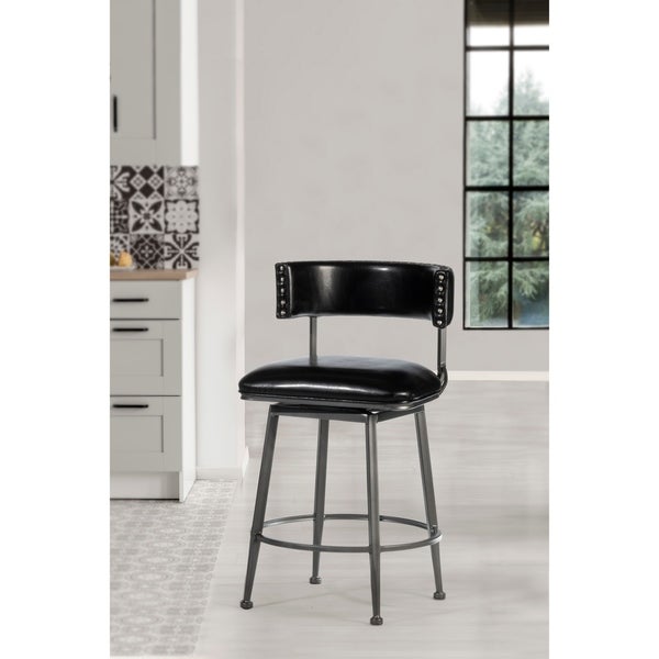 Kinsella Commercial Grade Swivel Stool， Charcoal