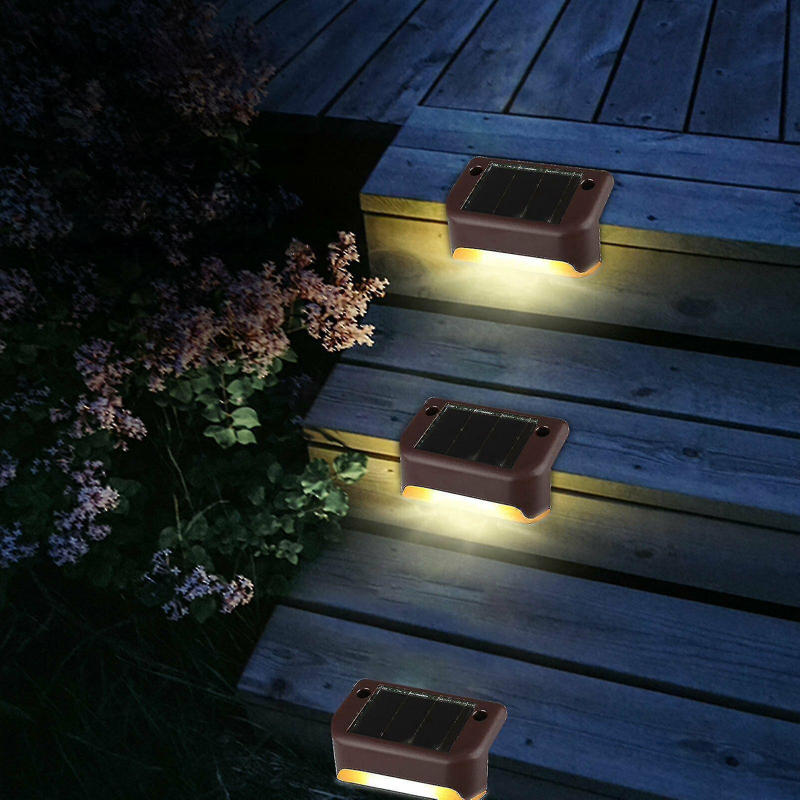 Born Pretty Led Solar Garden Wall Light Fence Light