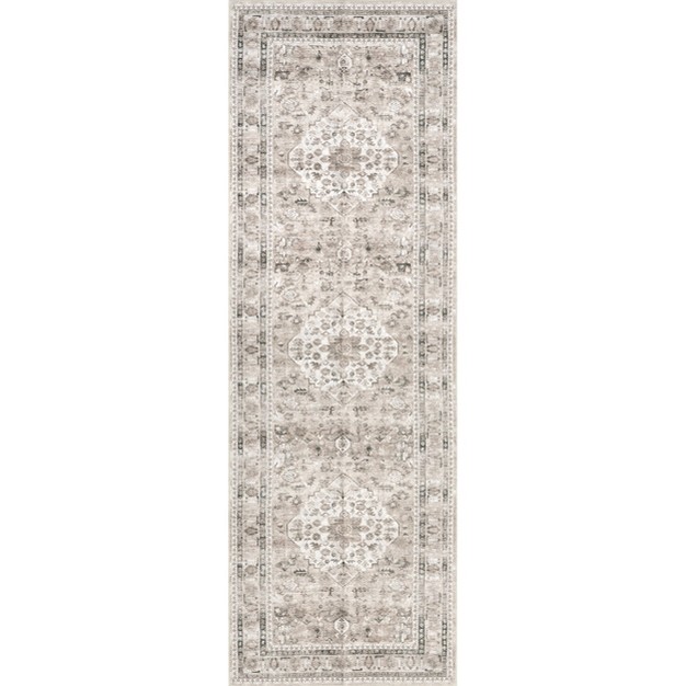 Nuloom Davi Faded Spill Proof Machine Washable Area Rug