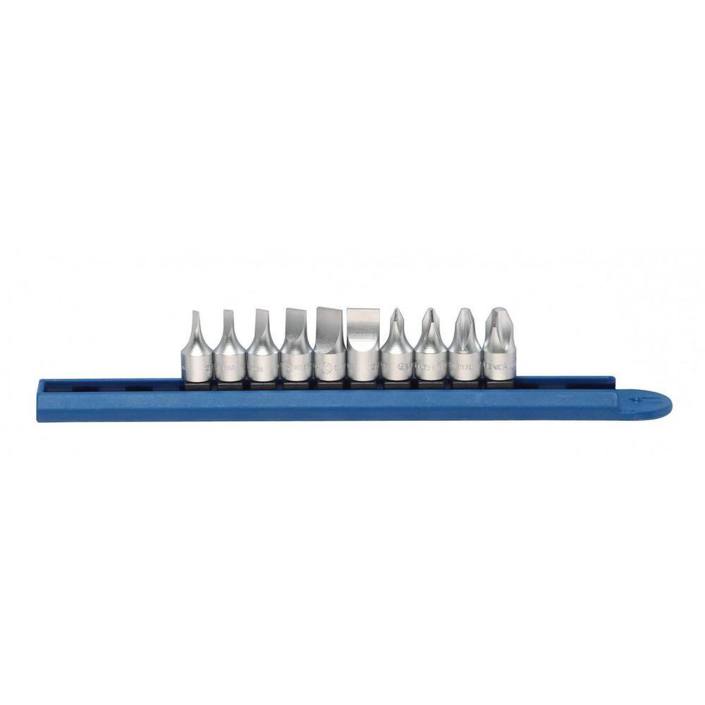 GEARWRENCH 14 in. Drive SlottedPhillips Bit Driver Set (10-Piece) 81180