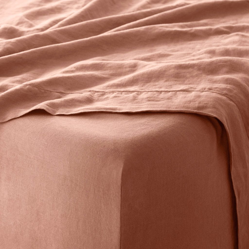 Stonewashed Linen Sheet Set