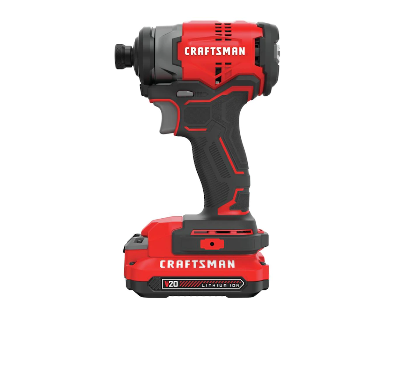 CRAFTSMAN CMCF810C1 V20 20-volt Max Variable Speed Brushless Cordless Impact Driver (1-Battery Included)