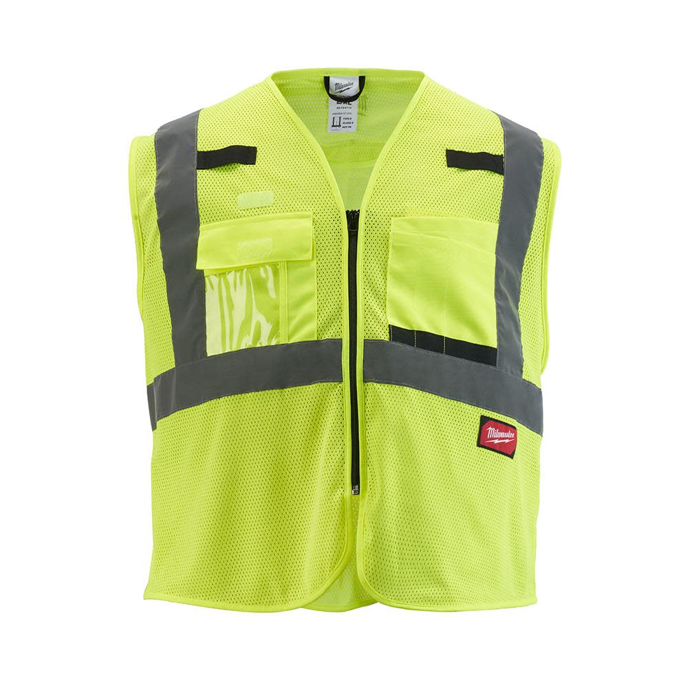 Milwaukee Class 2 High Visibility Mesh Safety Vest 48-73-5111M910 from Milwaukee