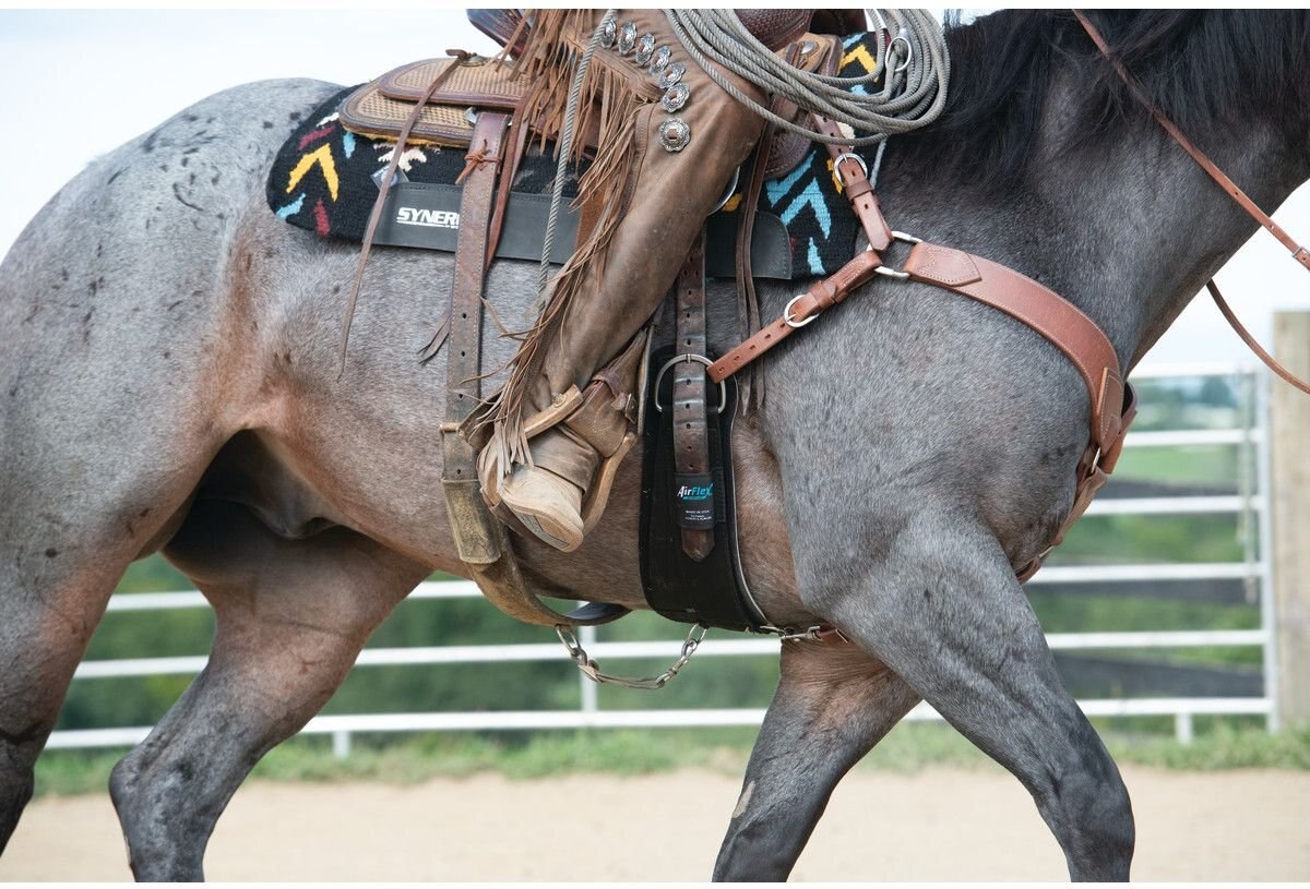 Weaver Leather AirFlex Roper Cinch and Roll Snug Horse Cinch Buckle