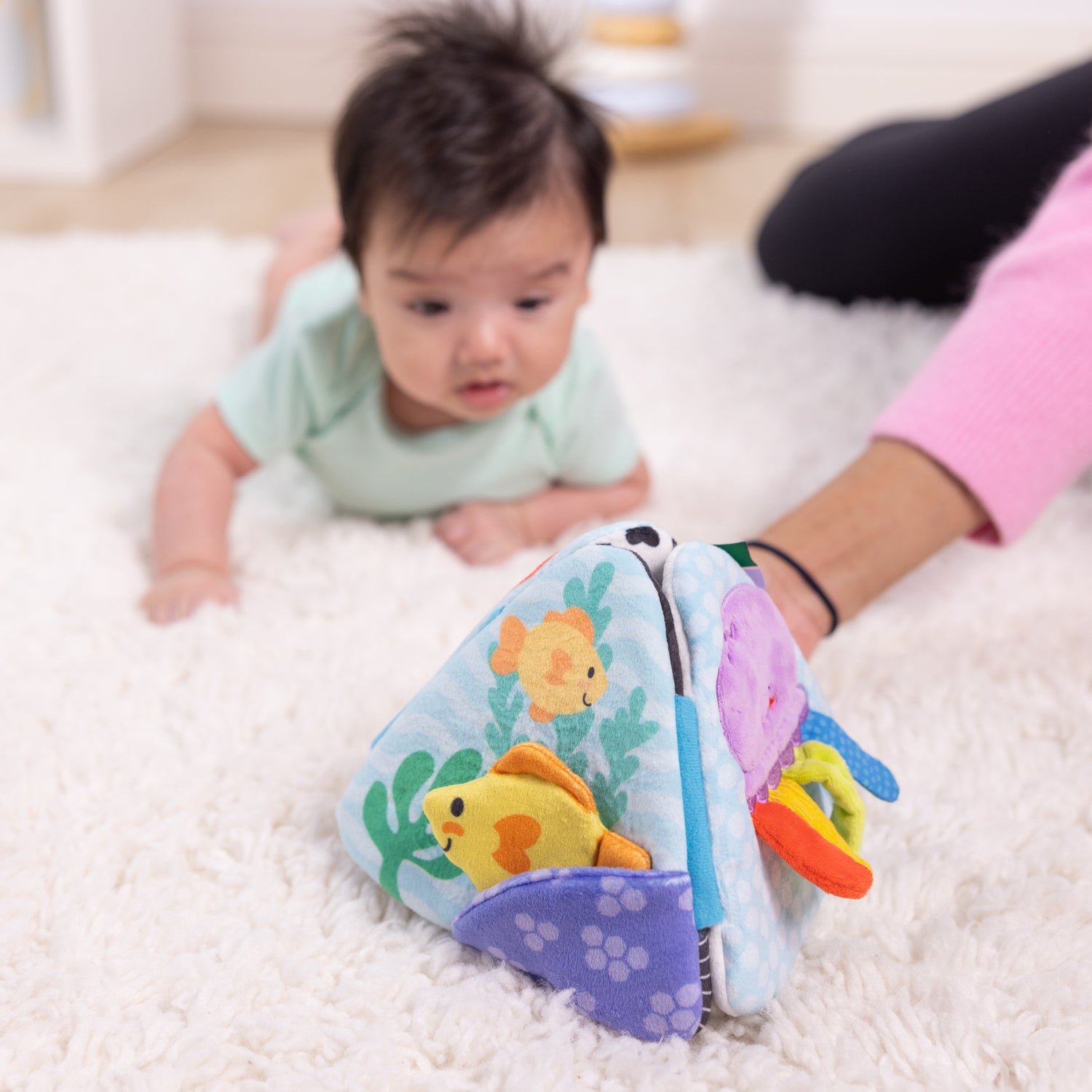 Ocean Tummy Time Triangle