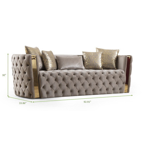 Naomi Sofa in Taupe