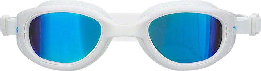 TYR Special Ops 2.0 Polarized Goggle: White Frame/Metallized Blue Lens